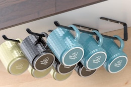 Under-Cabinet Mug Rack 3-Pack, Only $4.78 on Amazon card image