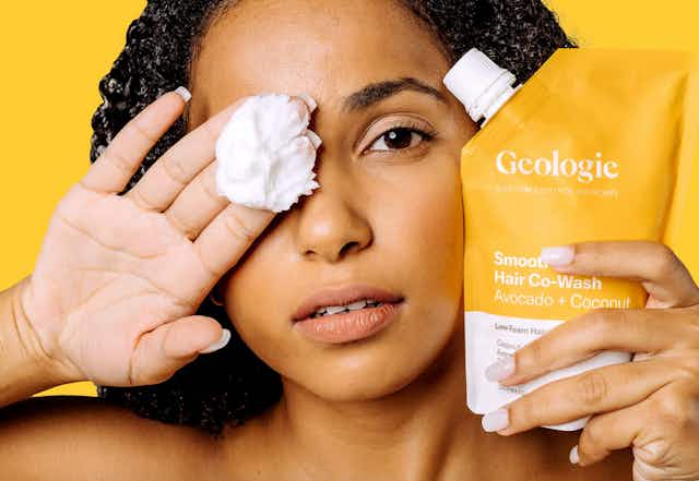 Geologie Shampoo, Conditioner & Co-Wash, $18 (Reg. $75) card image