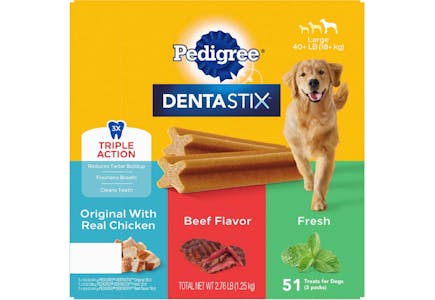 Pedigree Dentastix Variety Pack Large Dental Dog Treats