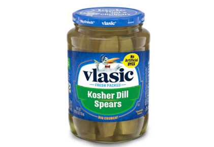2 Vlasic Pickle Jars