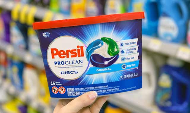 Persil Laundry Detergent Pacs 16-Count, as Little as $4.62 on Amazon card image