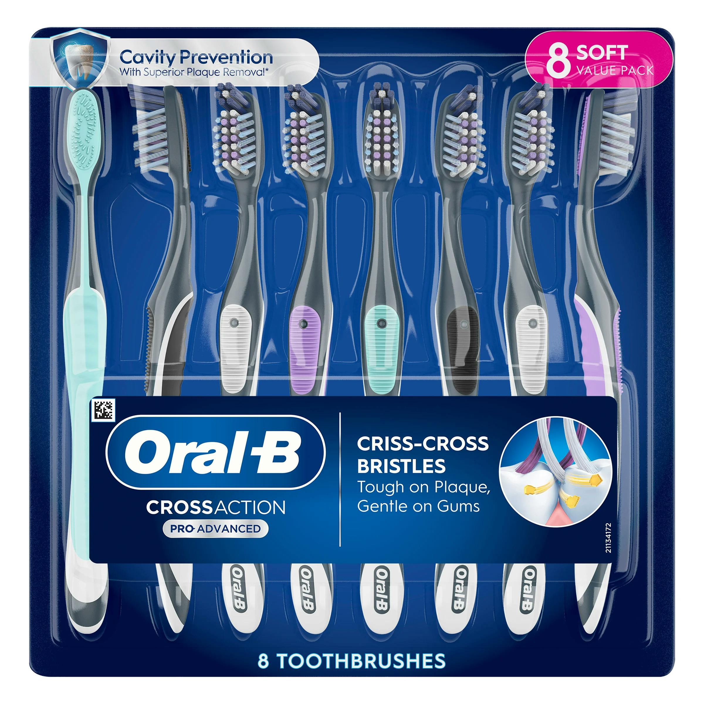 Oral-B CrossAction Toothbrush 8-Pack