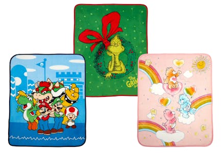 Kids' Character Throw Blanket