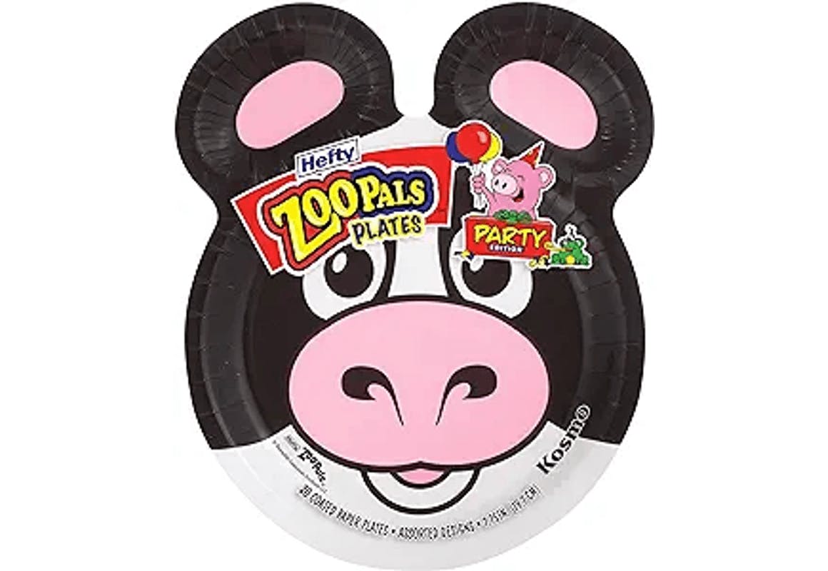 Hefty Zoo Pals Paper Plates 