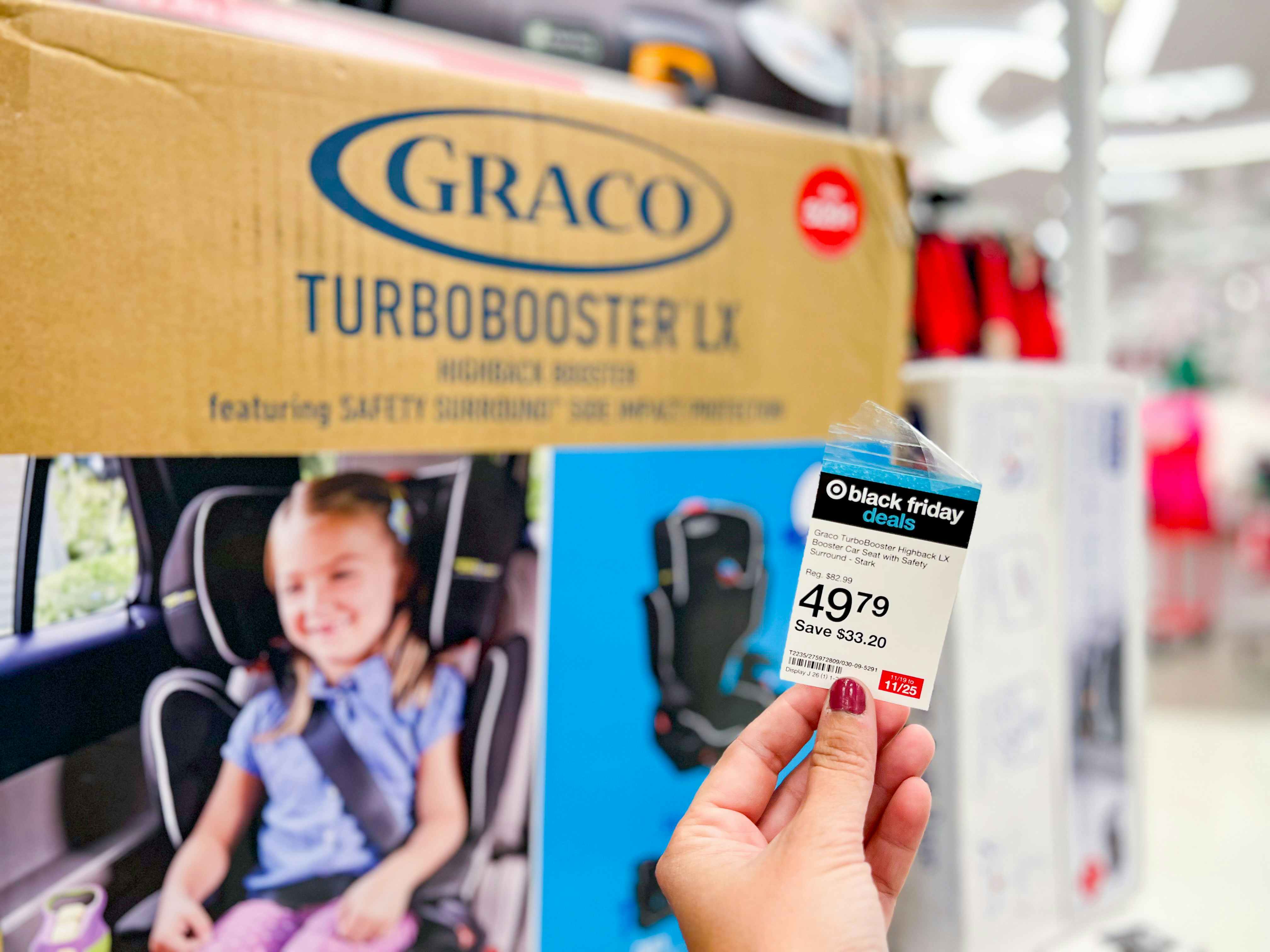 Graco Turbobooster Highback Lx Booster Car Seat With Safety Surround -  Stark : Target