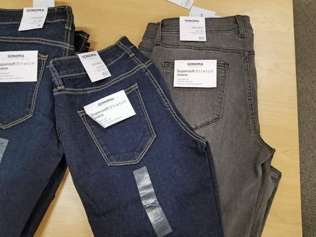 Sonoma Goods For Life Jeans, as Low as $12 at Kohl's card image