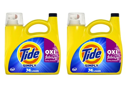 2 Tide Simply Detergents