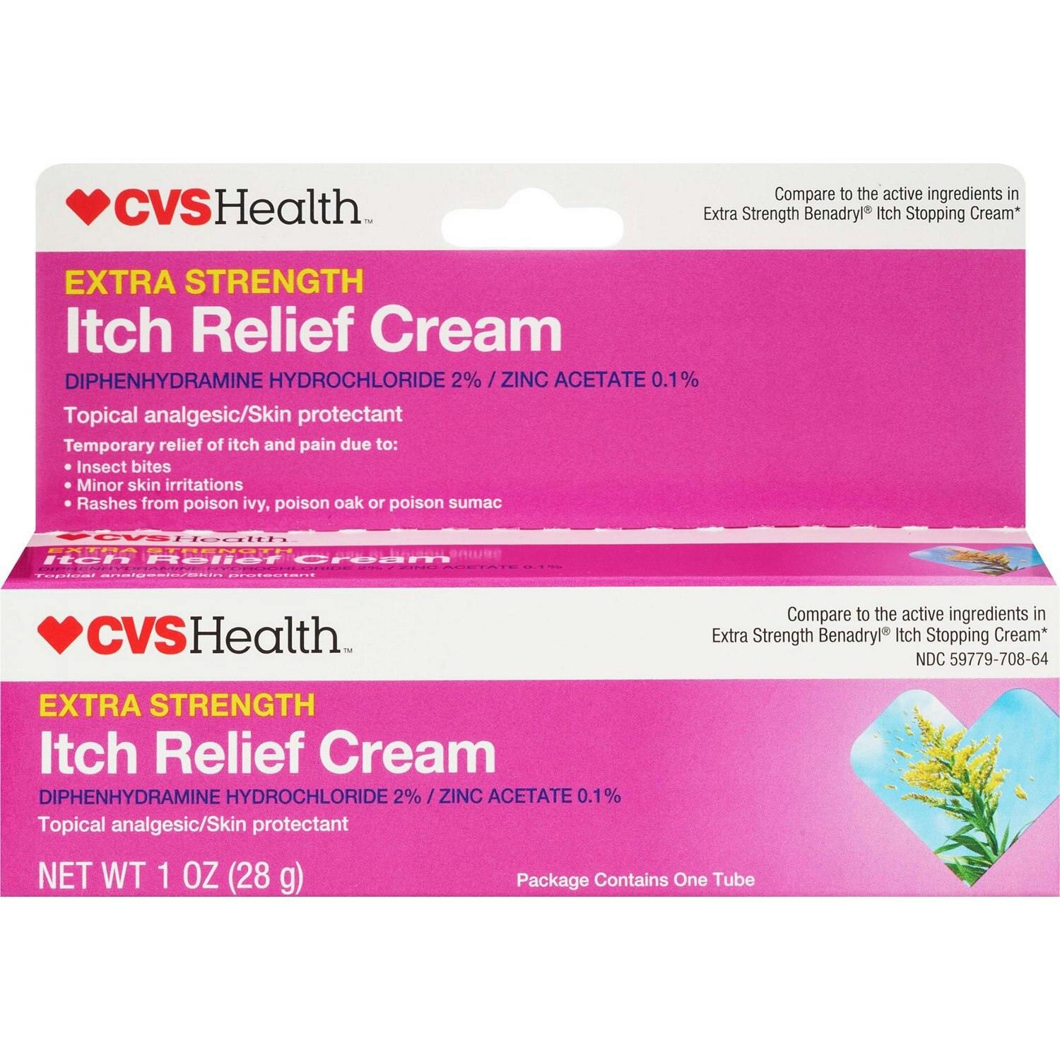 2 CVS Itch Relief Creams