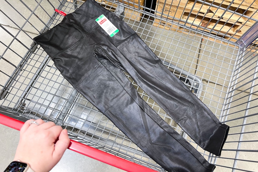 costco Spanx faux leather leggings