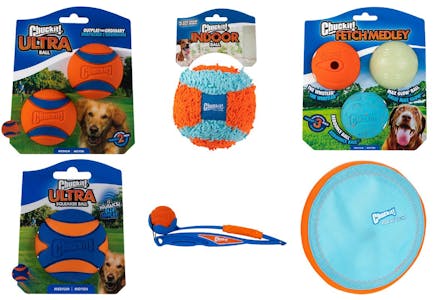 6 Chuckit Dog Toys