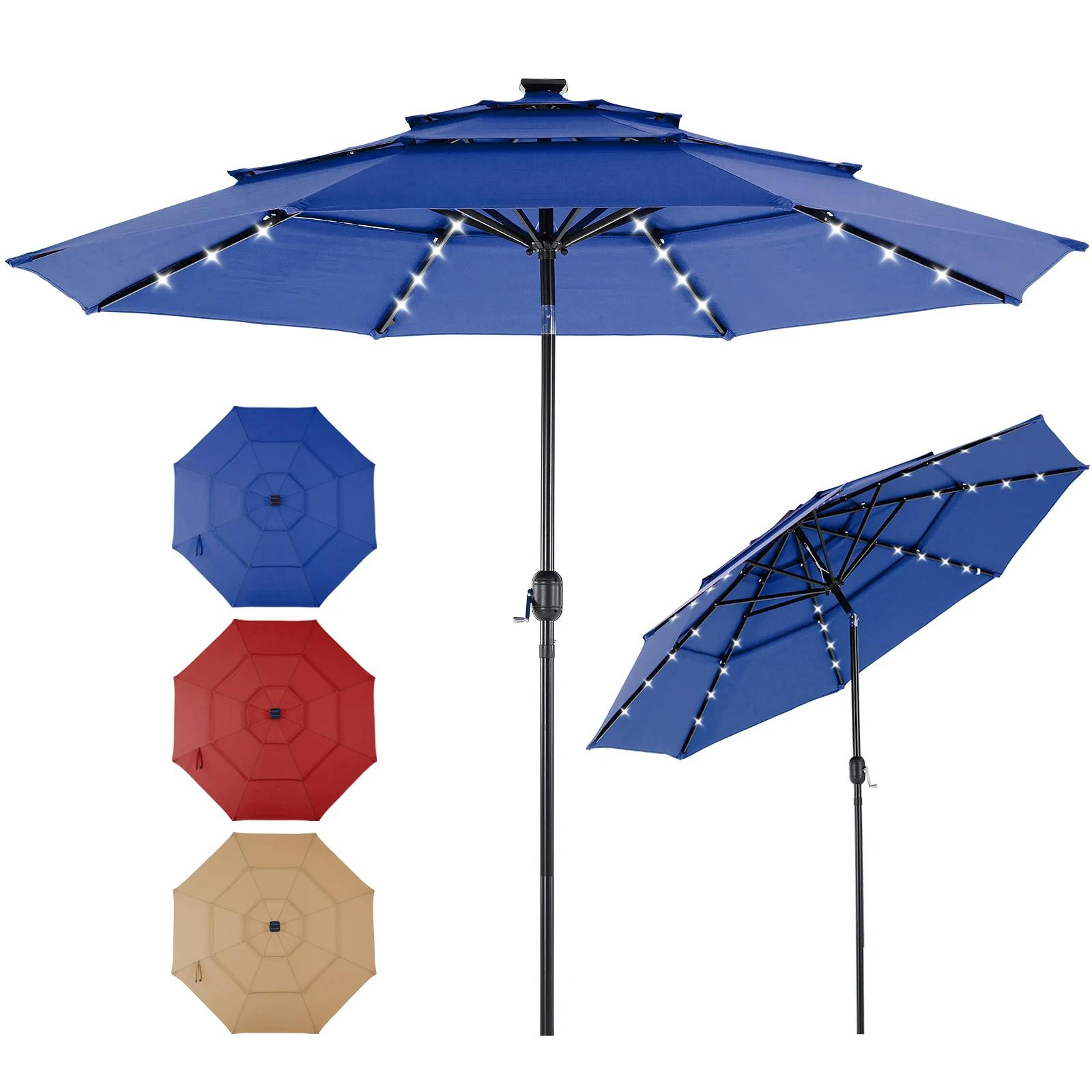 10 ft 3-Tier Patio Umbrella