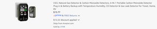 Amazon Natural Gas Detector & Carbon Monoxide Detectors 2025