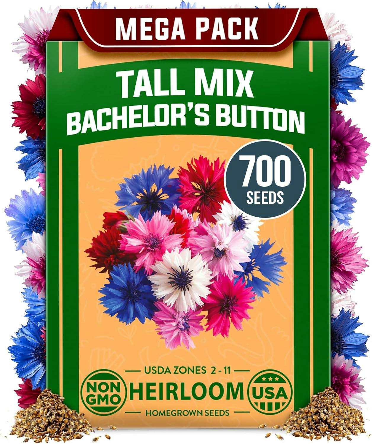 Bachelor Button Flower Seeds