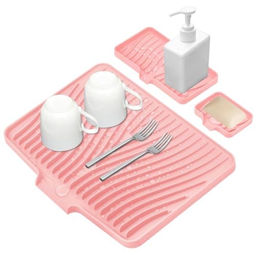 Silicone Dish Drying Mat Set