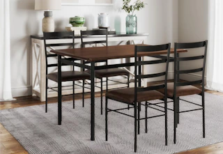 walmart mainstays dining room set