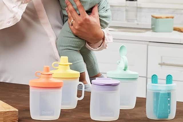 Pyrex Littles Silicone Baby Feeding Set, Only $7.67 on Amazon card image