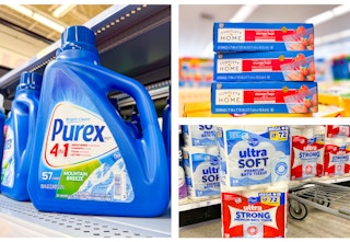 household items collage