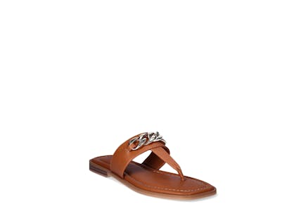 Time and Tru Women's T-Strap Sandals