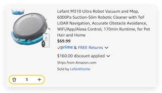 Lefant M310 Ultra Robot Vacuum and Mop