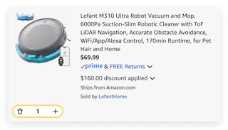 Lefant M310 Ultra Robot Vacuum and Mop