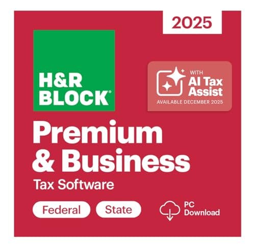 H&R Block Tax Software Premium & Business