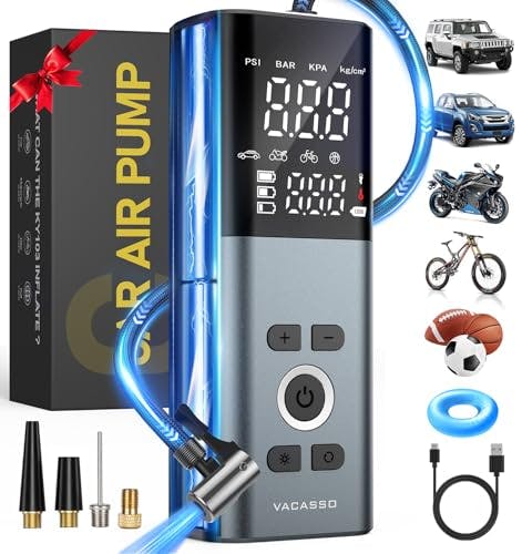 Tire Inflator and Air Compressor