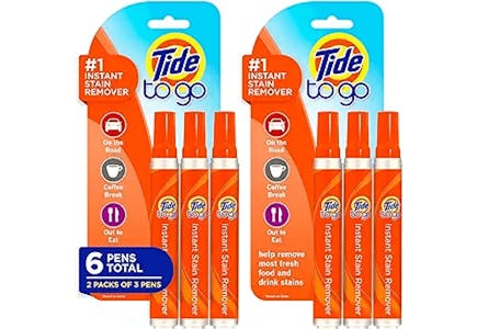 2 Tide To Go Pen 3-Packs