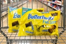 butterfinger fun size candy in shopping cart