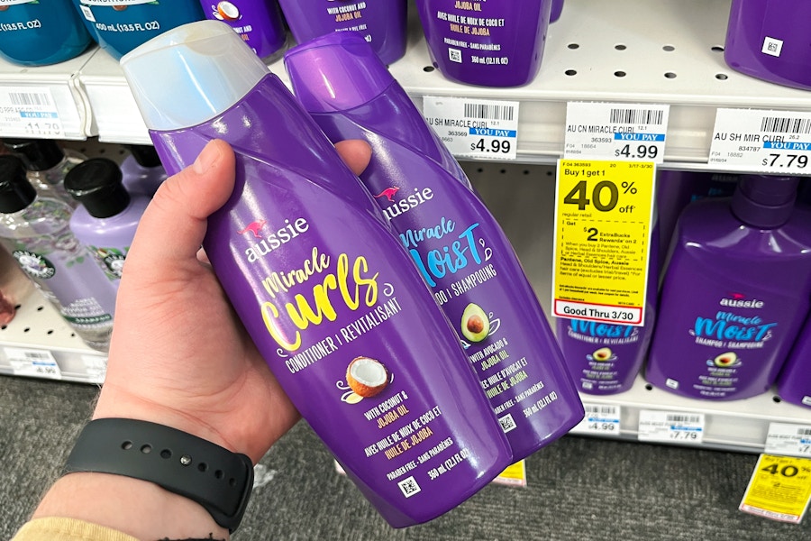 cvs aussie shampoo and conditioner