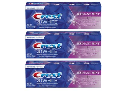 3 Crest Toothpastes