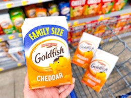 Spend $9 on Goldfish Crackers at Walmart and Get 1,500 Fetch Rewards Points card image