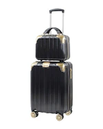 Melrose 2pc Cosmetic Luggage Set