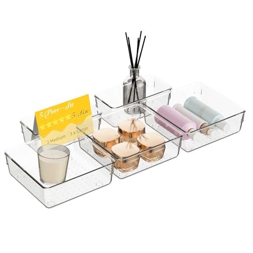 5-Piece Drawer Organizer Set