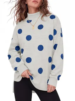 Women's Polka Dot Sweatshirt