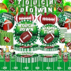 Football Party Supplies Set