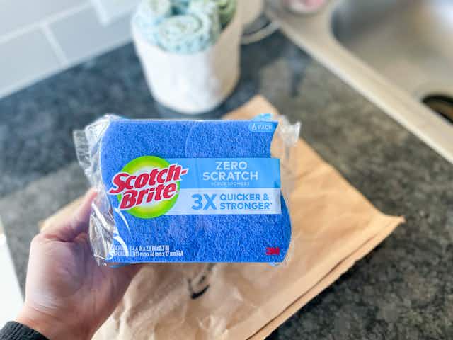 Scotch-Brite Kitchen Sponge 6-Pack, as Low as $5 on Amazon  card image