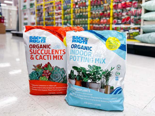 Back to the Roots Organic Potting Mix, Only $2.59 at Target (Reg. $10) card image
