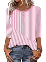 Women's 3/4 Sleeve Tunic Top