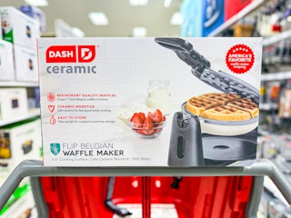 Target Dash flip waffle maker