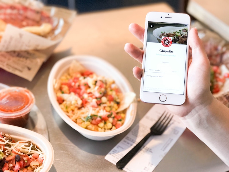 Earn free entrees at Chipotle Mexican Grill with the Chipotle app.