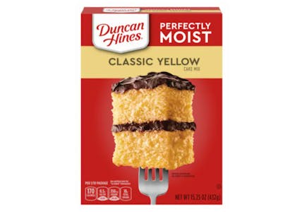 2 Duncan Hines Cake Mixes