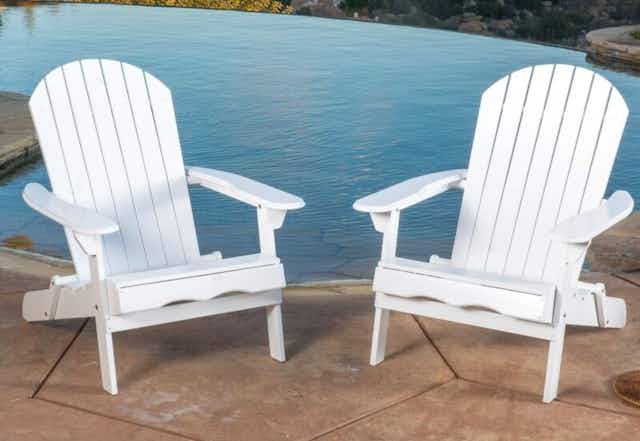 Set of 2 Adirondack Chairs, as Low as $127 at Wayfair — Will Sell Out card image