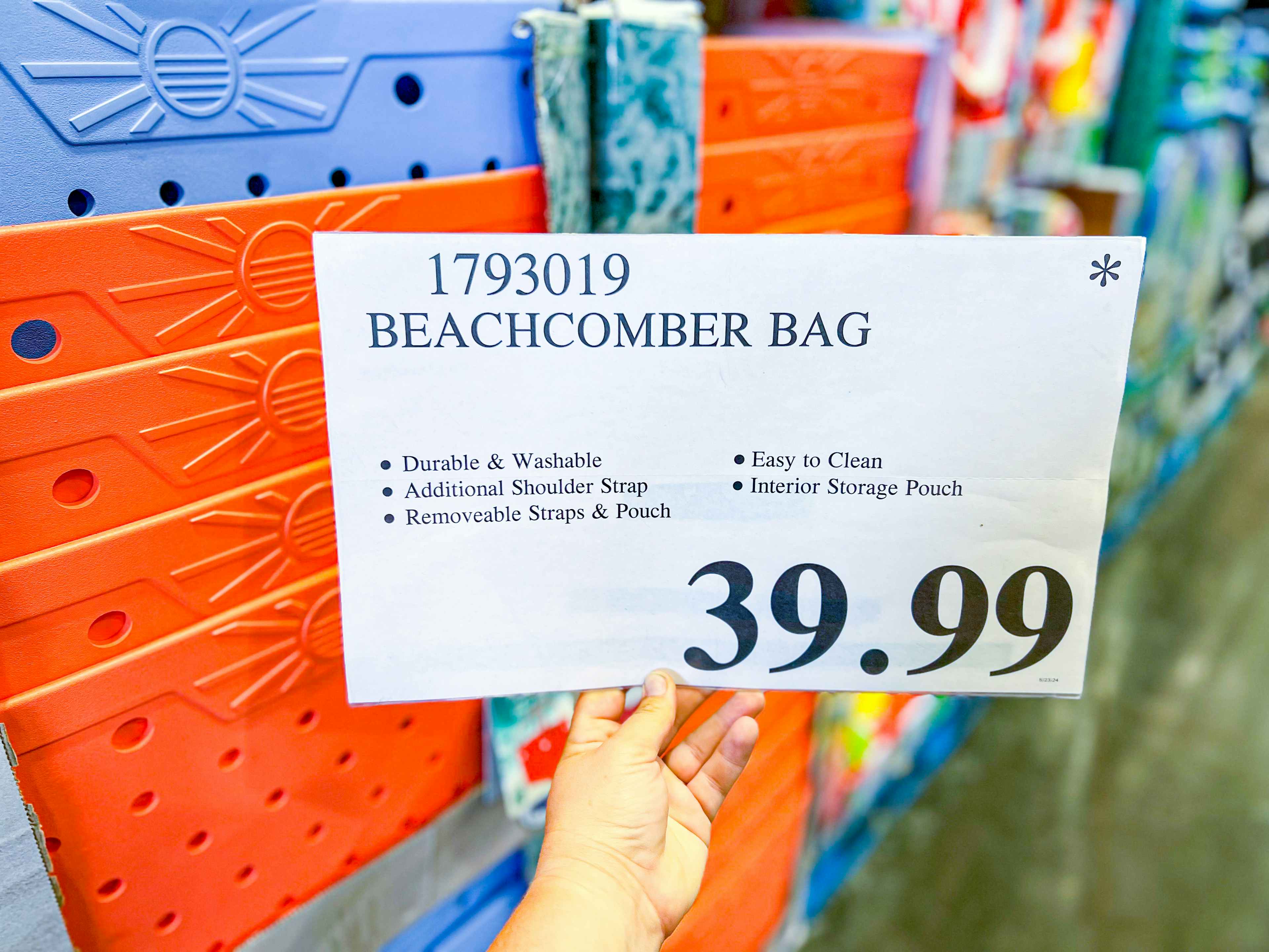 costco beachcomber bag price tag