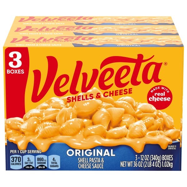 2 Velveeta Shells & Cheese 3-Packs