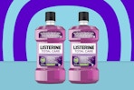 Two bottles of mouthwash