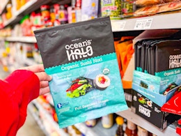Ocean's Halo Snacks held up in Walmart store