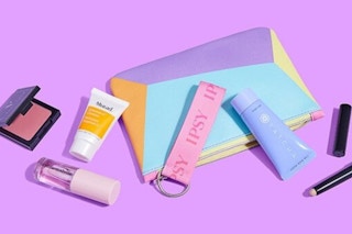 ipsy glam bag displayed