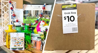 michaels grab bag box and contents