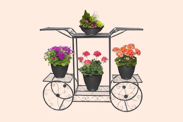 This Highly Reviewed 6-Tier Garden Cart Is Only $35.99 at Walmart card image
