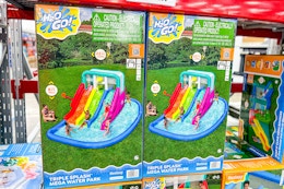 This Bestselling Triple Water Slide Park Is Back at Sam's Club card image